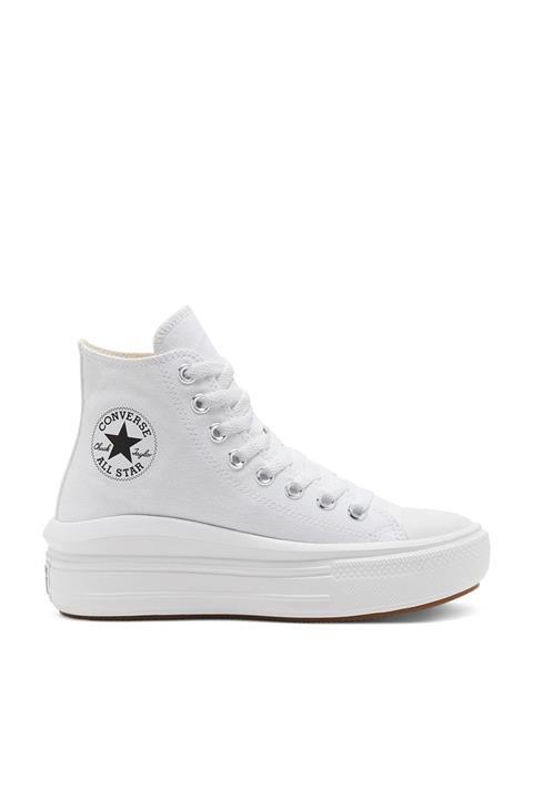 کتونی اورجینال زنانه برند Converse مدل Chuck Taylor All Star Move Platformlu کد 568498c 568498C